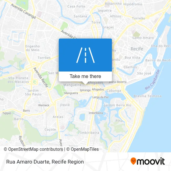 Rua Amaro Duarte map