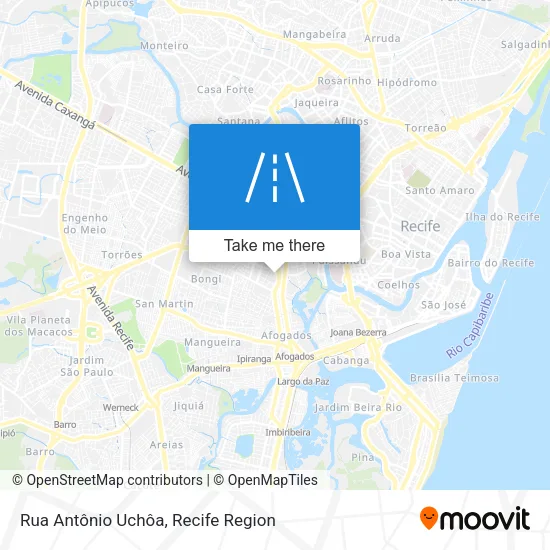 Rua Antônio Uchôa map