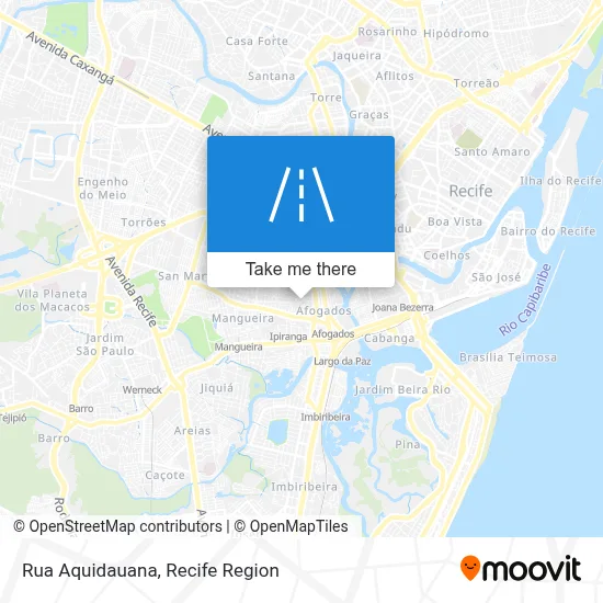 Rua Aquidauana map