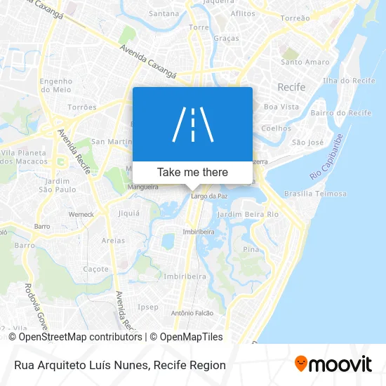 Rua Arquiteto Luís Nunes map