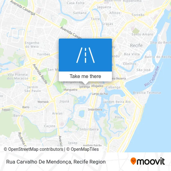 Rua Carvalho De Mendonça map