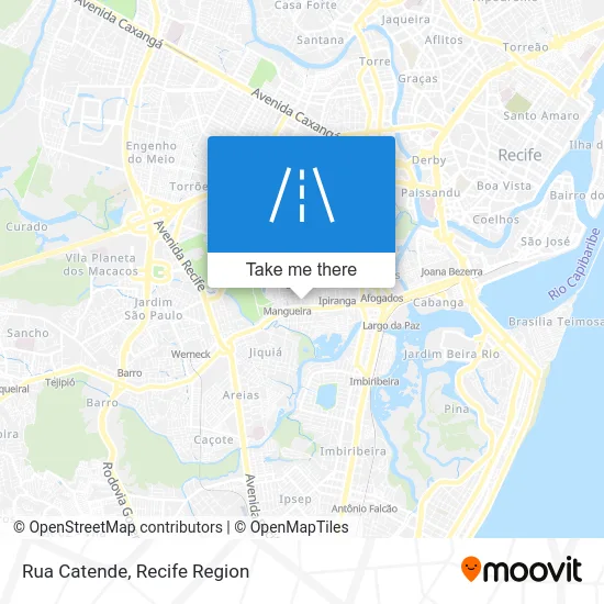 Rua Catende map