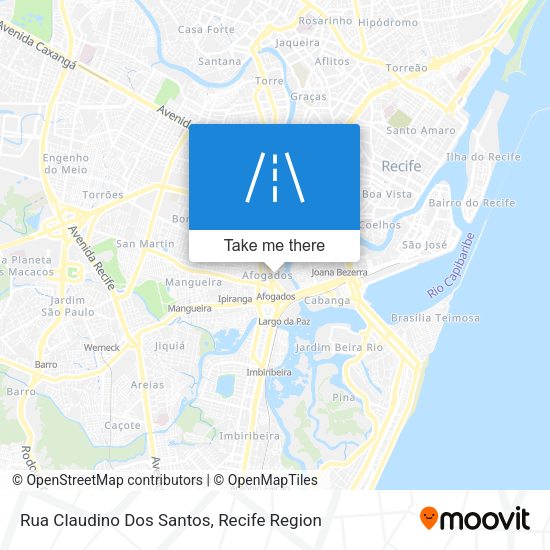 Rua Claudino Dos Santos map
