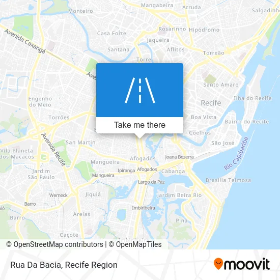 Rua Da Bacia map