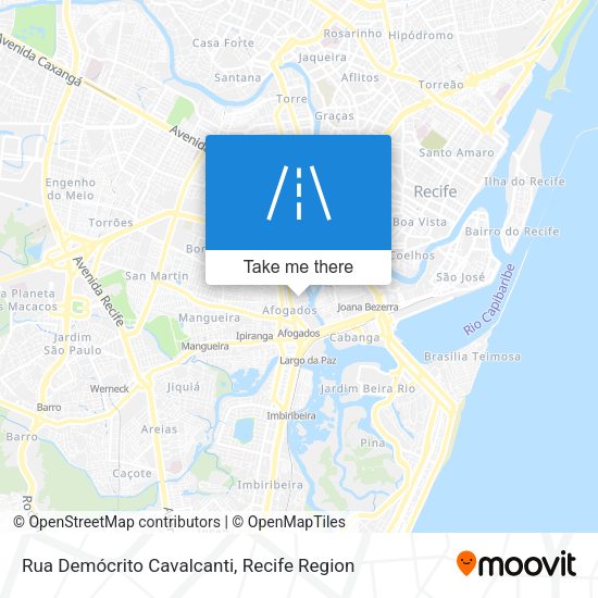 Rua Demócrito Cavalcanti map