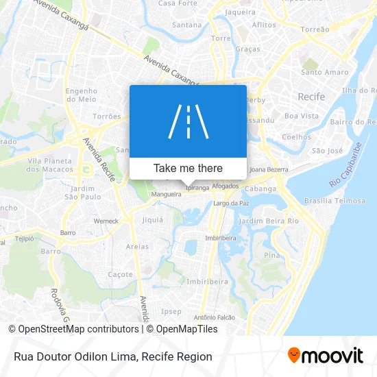 Rua Doutor Odilon Lima map