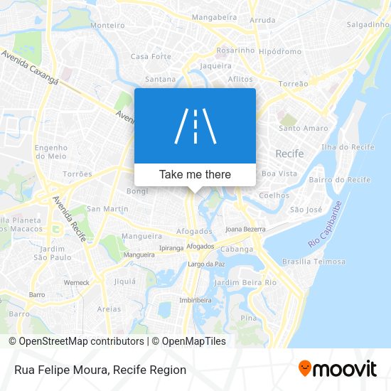 Rua Felipe Moura map