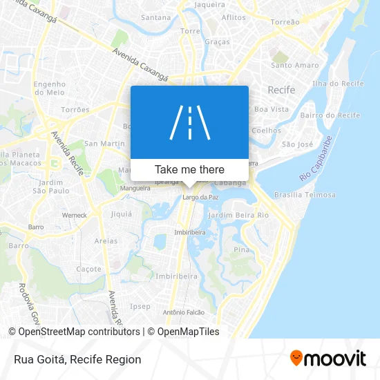 Rua Goitá map
