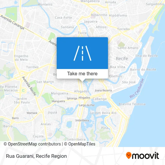 Rua Guarani map