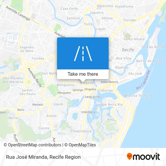 Rua José Miranda map