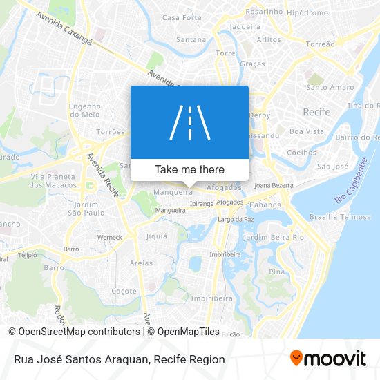 Rua José Santos Araquan map