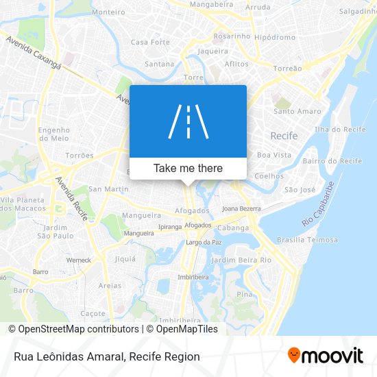 Rua Leônidas Amaral map
