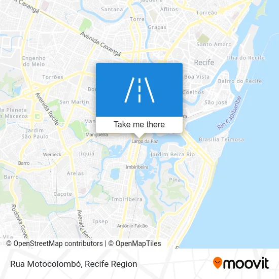 Rua Motocolombó map