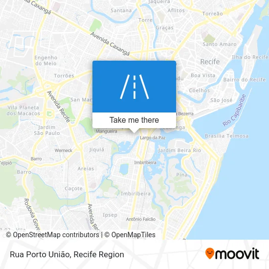 Rua Porto União map