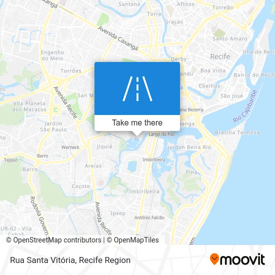 Rua Santa Vitória map