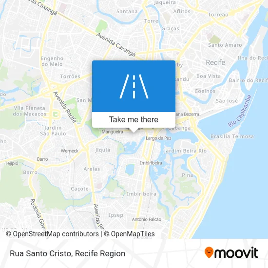 Rua Santo Cristo map