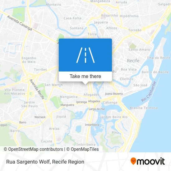 Rua Sargento Wolf map