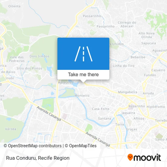 Rua Conduru map