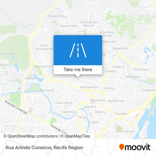 Rua Arlindo Cisneiros map