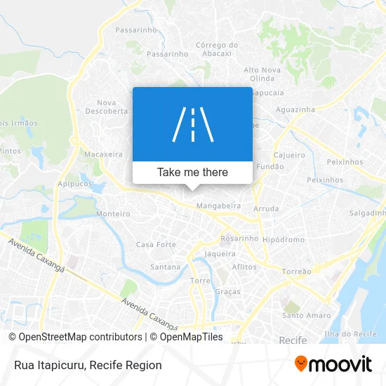 Rua Itapicuru map
