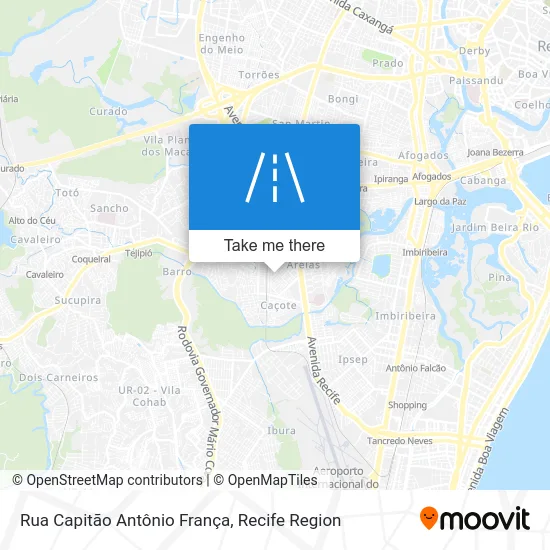 Rua Capitão Antônio França map