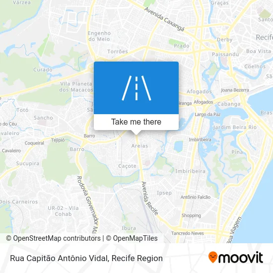 Rua Capitão Antônio Vidal map