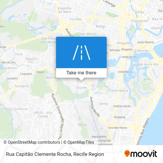 Rua Capitão Clemente Rocha map