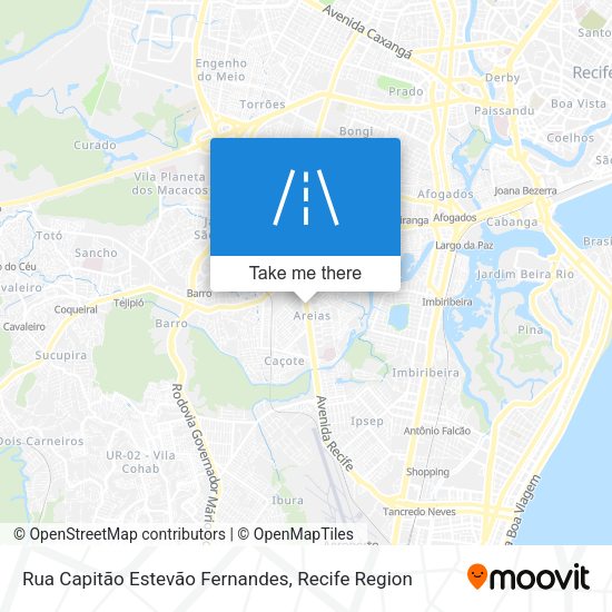 Rua Capitão Estevão Fernandes map