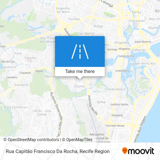 Rua Capitão Francisco Da Rocha map