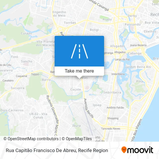 Rua Capitão Francisco De Abreu map