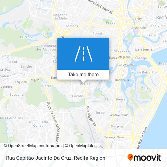 Rua Capitão Jacinto Da Cruz map