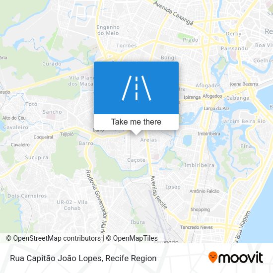 Rua Capitão João Lopes map