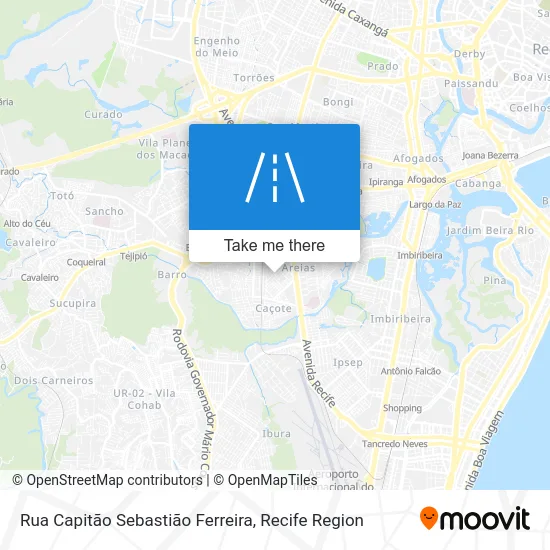 Rua Capitão Sebastião Ferreira map
