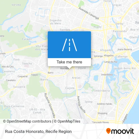 Rua Costa Honorato map