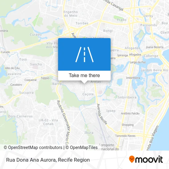 Rua Dona Ana Aurora map