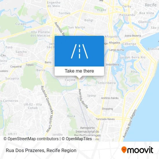Rua Dos Prazeres map