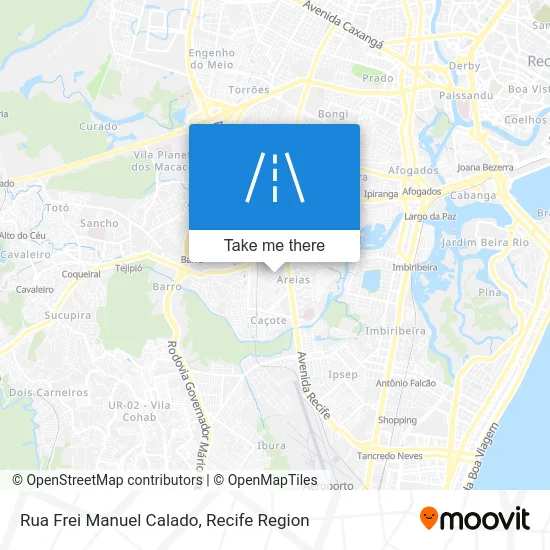 Rua Frei Manuel Calado map