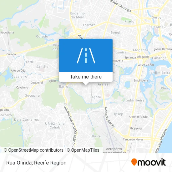 Rua Olinda map