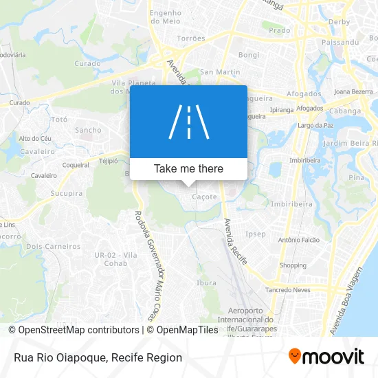 Rua Rio Oiapoque map