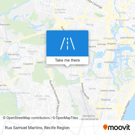 Rua Samuel Martins map
