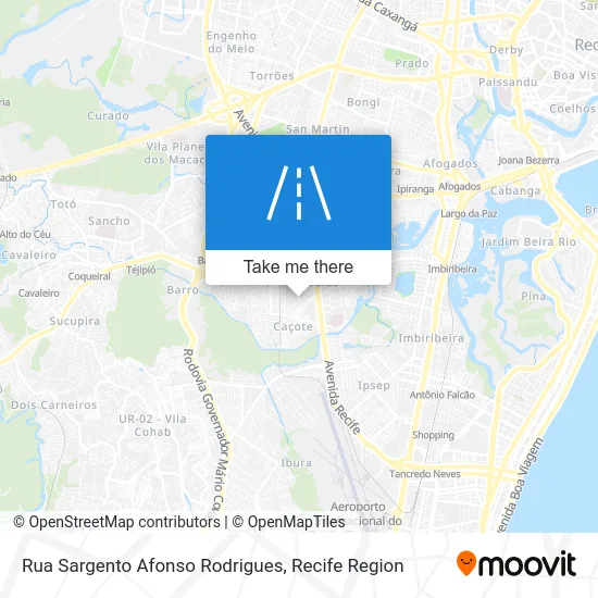 Rua Sargento Afonso Rodrigues map