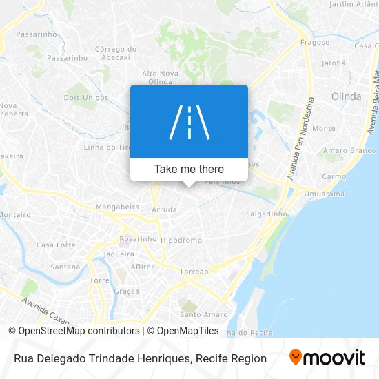 Rua Delegado Trindade Henriques map