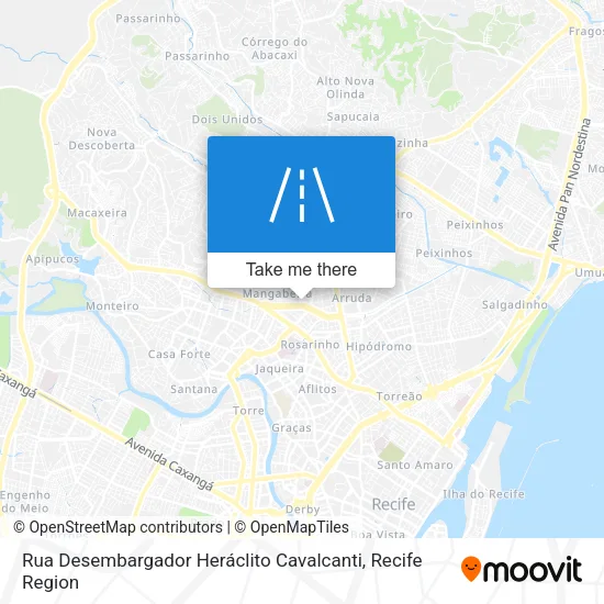 Rua Desembargador Heráclito Cavalcanti map