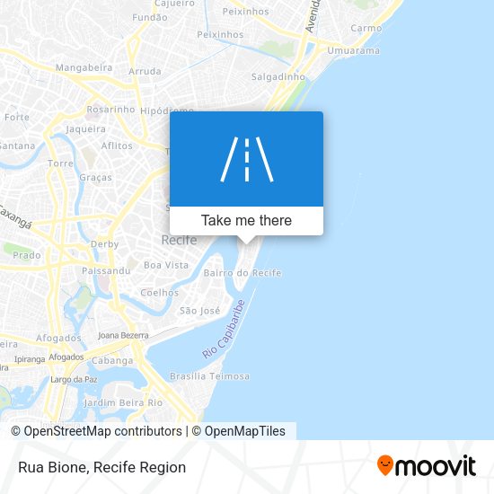 Rua Bione map