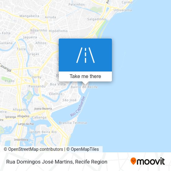 Rua Domingos José Martins map