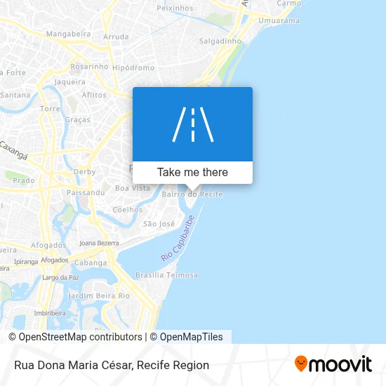 Rua Dona Maria César map