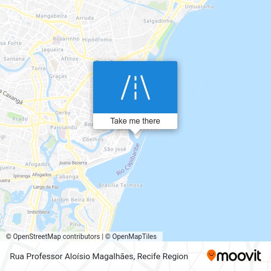 Rua Professor Aloísio Magalhães map