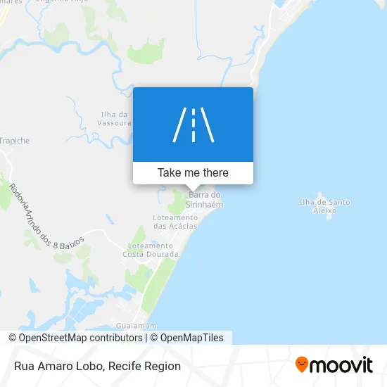 Rua Amaro Lobo map