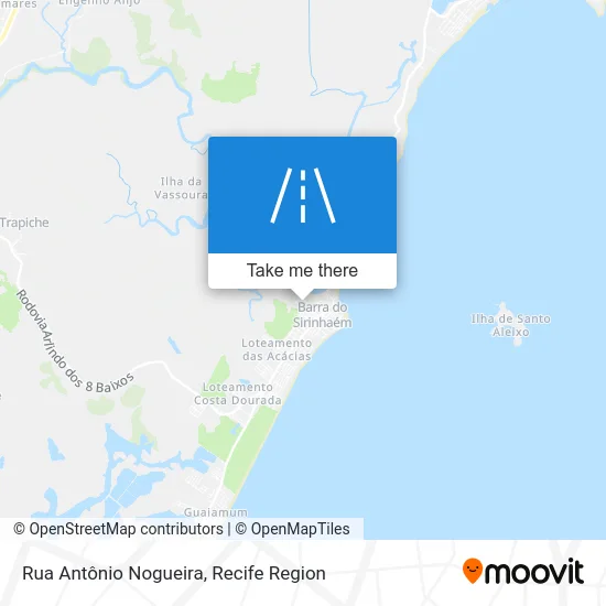 Rua Antônio Nogueira map