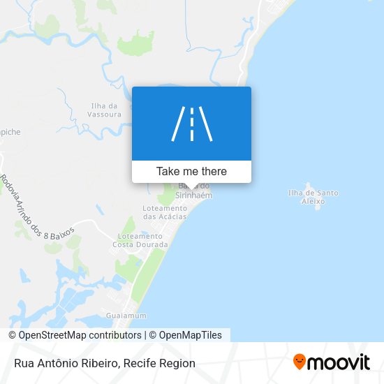 Rua Antônio Ribeiro map